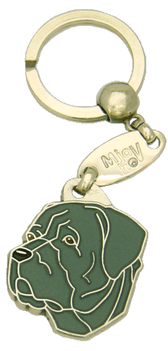 CANE CORSO GREY <br> (keyring, engraving included)